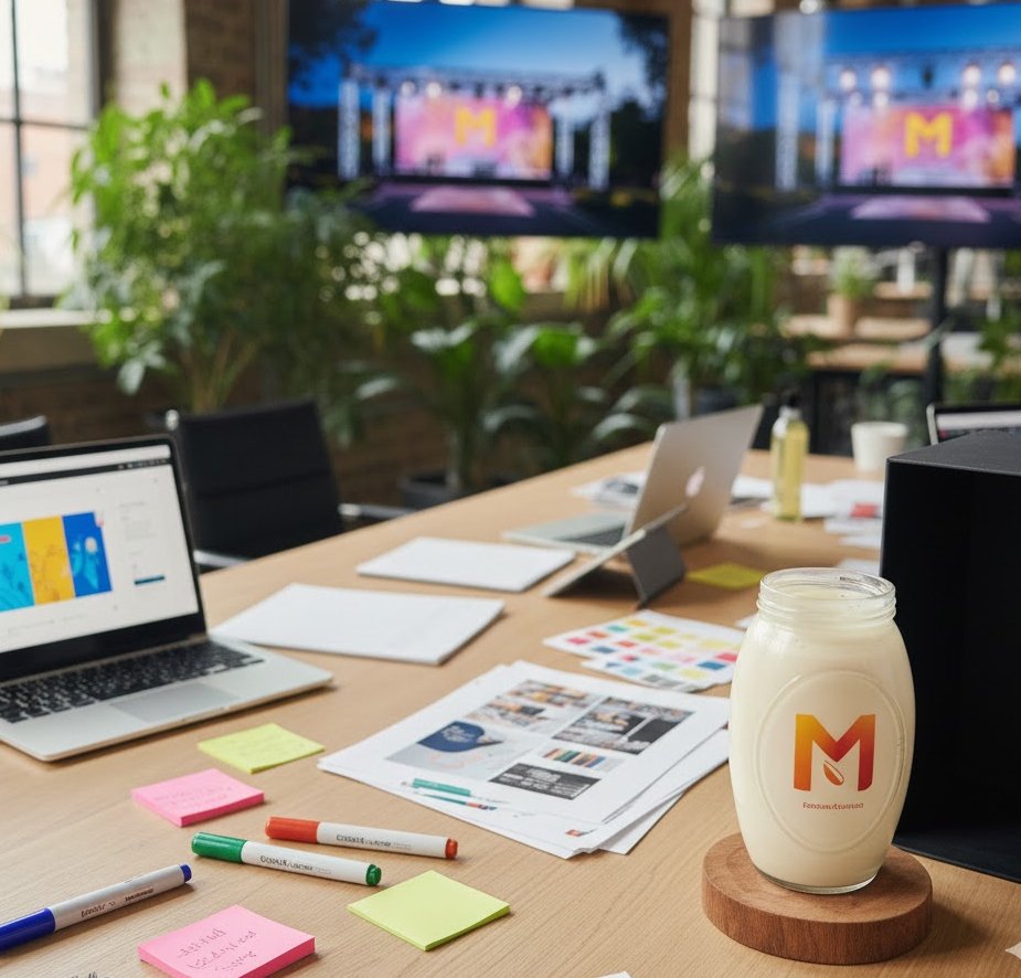 Prototipos conceptuales de objetos de diseño industrial para campañas de marketing y eventos, mostrando creatividad y especialización para agencias 360