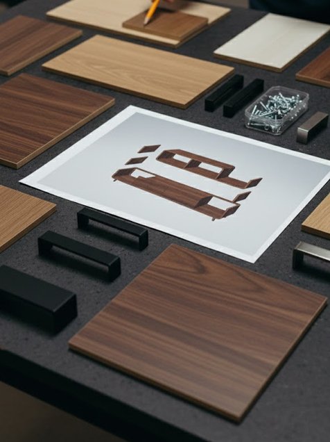 Asesoramiento en selección de maderas y materiales para productos industriales, considerando función, estética y presupuesto