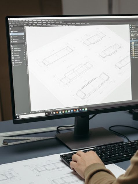 Generación de archivos digitales y planos precisos para ruteado CNC, listos para producción industrial.